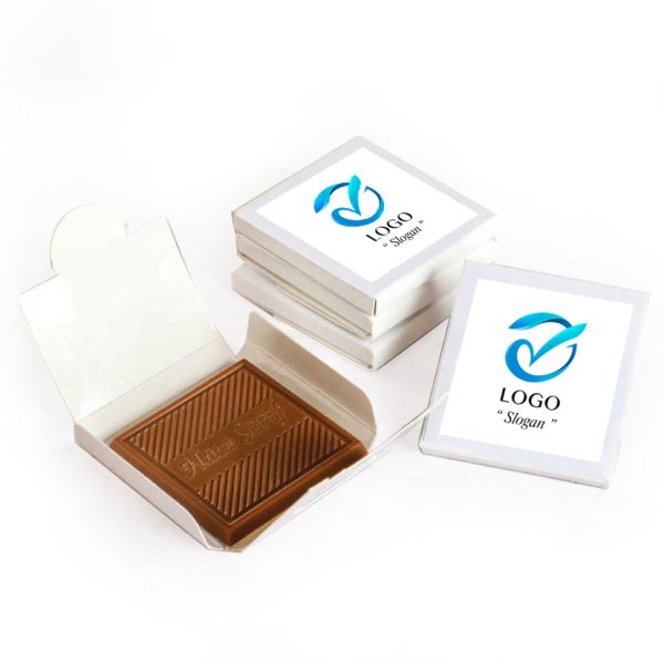 Firmalara Özel Promosyon Kurumsal Logolu Sütlü Madlen Çikolata (Tek Madlen) - 1