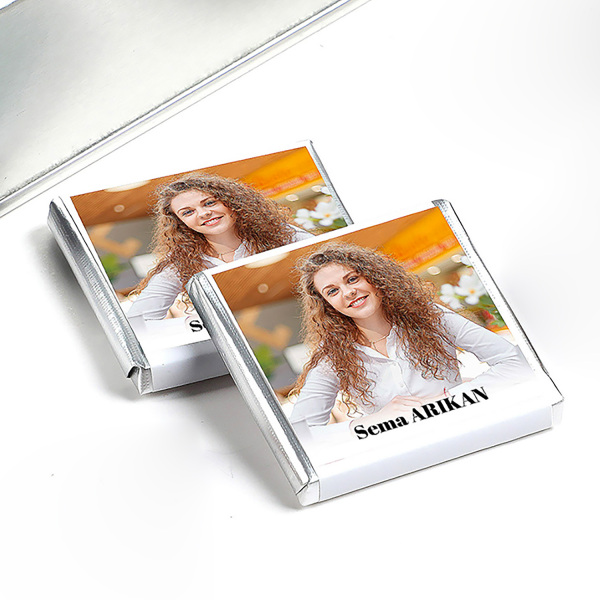 Fotoğraflı İsimli Hediye (Madlen Çikolata Metal Kutu) - 2