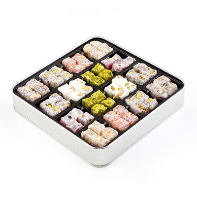 Fotoğraflı İsimli Öğretmenler Günü Hediyesi Karışık Çifte Kavrulmuş Lokum (Metal Kutu) - 2