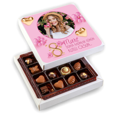 Fotoğraflı Kadınlar Günü Hediyesi Özel Special Çikolata (Minik Lezzetler) - Hacı Şerif