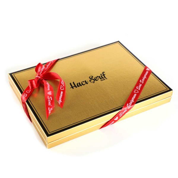 Fotoğraflı Sevgililer Günü Hediyesi 48 Adet Madlen Çikolata Gold Kutu - 4
