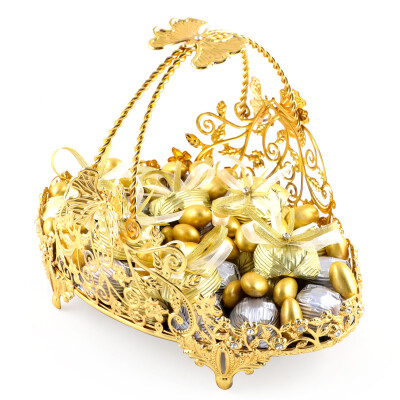 Gold Saplı Tepside Kız İsteme Çikolatası (Aynalı) - 1