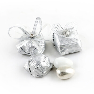 Gümüş Cam Ayaklı Tabak Kız İsteme Çikolatası - 4