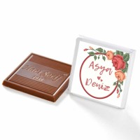 Gümüş Oval Aynalı Tepside Nikah-Söz-Nişan Çikolatası - 38