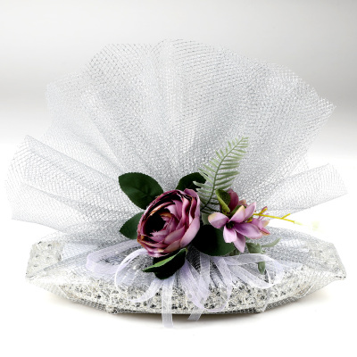Gümüş Oval Aynalı Tepside Nikah-Söz-Nişan Çikolatası - 42