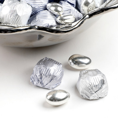 Gümüş Tabak Taşlı Söz Nişan Çikolatası - 4