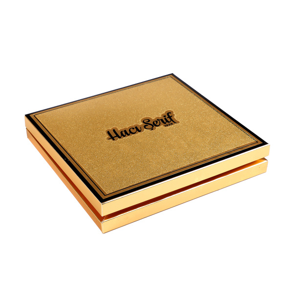 İçi Dışı Antep Fıstıklı Çikolatalı Bohça Lokum (Gold Kutu) - 7