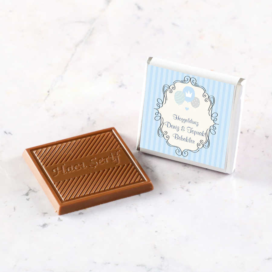 İkiz Bebek Dökme Bebek Çikolatası (70 Madlen Çikolata