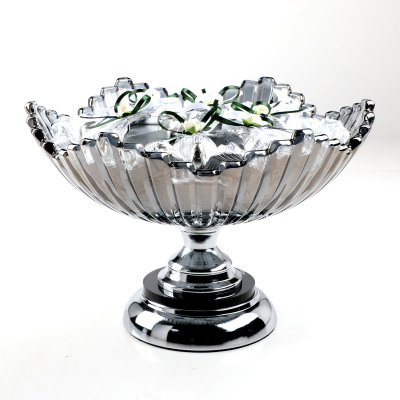 Gümüş Ayaklı Cam Tabak Söz Nişan Kız İsteme Çikolatası - 18