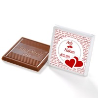 İsimli Söz Nişan Dökme Çikolatası (70 Adet Madlen Çikolata) - 8