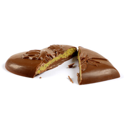 Kadınlar Günü Hediyesi Antep Fıstıklı Kadayıflı Dolgulu (Kalp Şeklinde) Dubai Çikolatası - 7