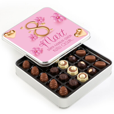 Kadınlar Günü Hediyesi Special Çikolata (Metal Kutu) - Hacı Şerif