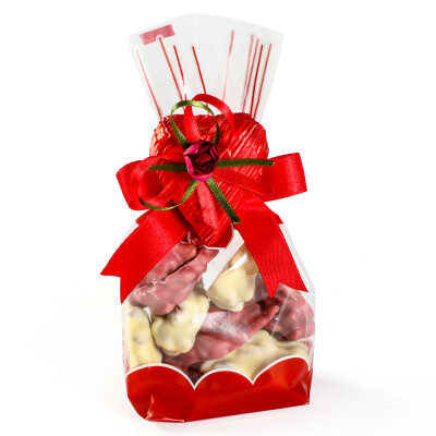 Karışık Antep Fıstıklı Roş Çikolata (Kırmızı Dekorlu Kalp) - Hacı Şerif