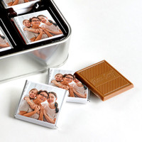 Kendi Fotoğrafınızla Anneye Hediye 32 Adet Madlen Çikolata Metal Kutu - 2