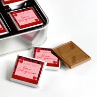 Fotoğraflı Sevgililer Günü Hediyesi 32 Adet Madlen Çikolata Metal Kutu - 2