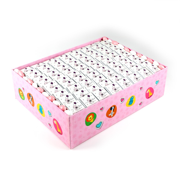 Kız Bebek Kutulu Bebek Çikolatası (80 Adet Madlen Çikolata + Draje) Artizan - 1