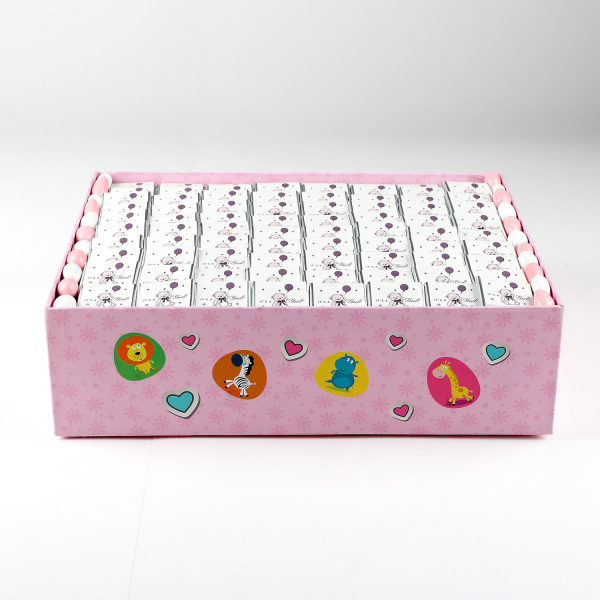 Kız Bebek Kutulu Bebek Çikolatası (80 Adet Madlen Çikolata + Draje) Artizan - 5