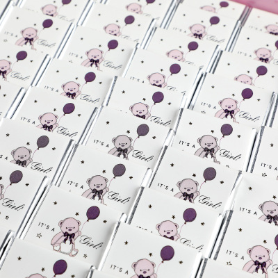 Kız Bebek Kutulu Bebek Çikolatası (80 Adet Madlen Çikolata + Draje) Artizan - 3