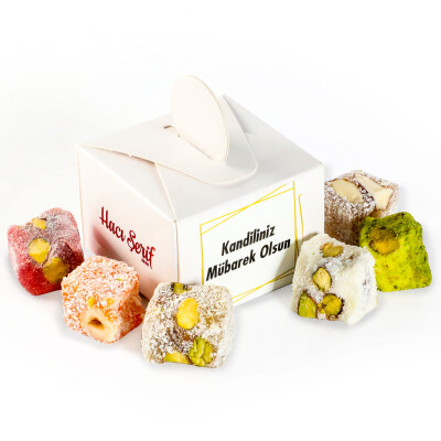 Mevlüt Şekeri (Büyük Kutu) 6 Adet Çifte Kavrulmuş Lokum - Hacı Şerif