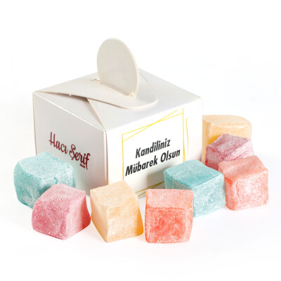 Mevlüt Şekeri (Büyük Kutu) Mini Meyve Lokum - Hacı Şerif
