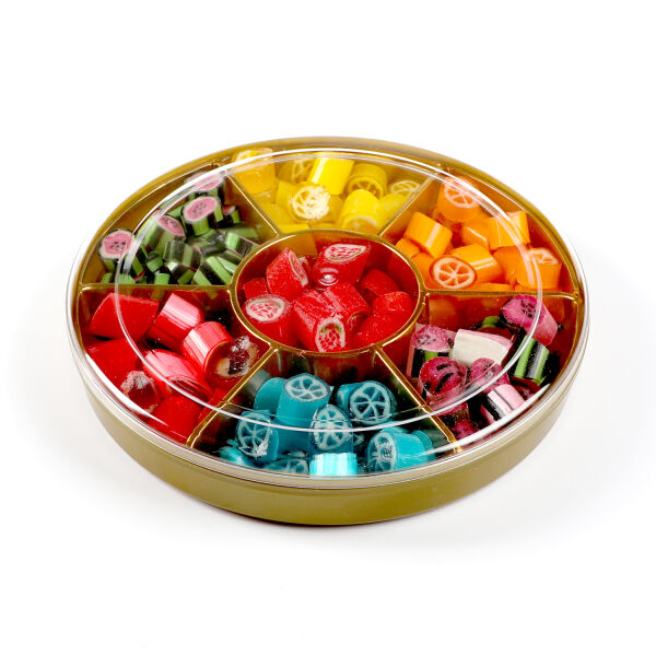 Meyve Aromalı Karışık Akide Şekeri Şöleni 400g (Yuvarlak Kutu) - 5