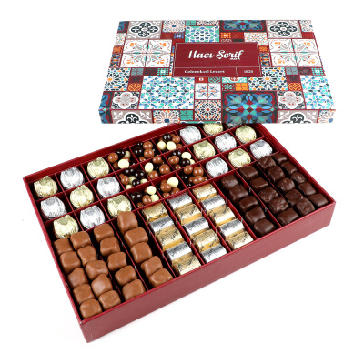 Motif Desenli Kutuda Lezzet Şöleni (Hediyelik) No:1 - Hacı Şerif