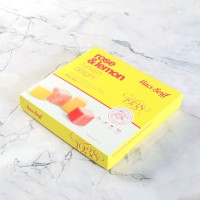 Gül ve Limon Aromalı Lokum (500 g)- Renkli Kutu - 2