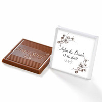 Nikah Dökme Çikolatası Hediye Anahtarlık (50 Adet Madlen Çikolata) - 9