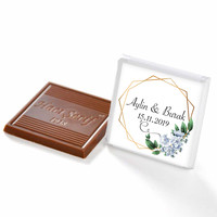 Nikah Dökme Çikolatası Hediye Anahtarlık (50 Adet Madlen Çikolata) - 10