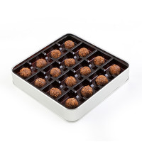 Ofis ve Yeni İş Hediyesi Tahinli Truffle Çikolata (Metal Kutu) - 2