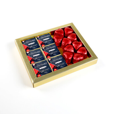 Öğretmenimin Çikolatası - Öğretmenler Günü Hediyesi (Madlen ve Kalp Çikolata) - 3