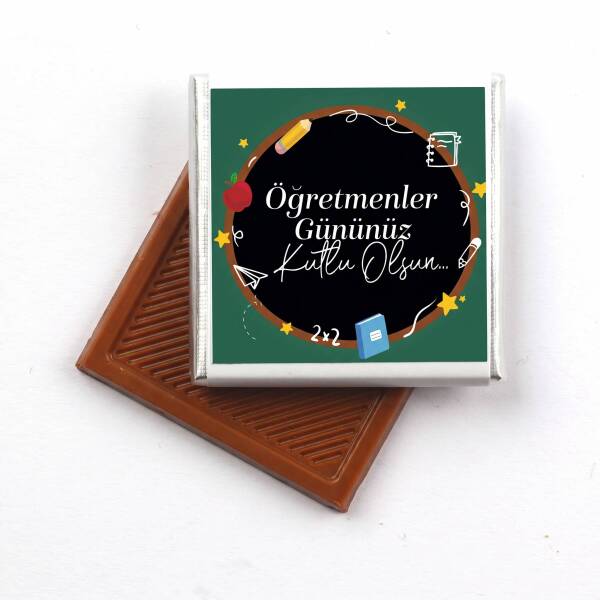 Öğretmenler Günü Hediyesi (40 Adet Madlen Çikolata) (Asetat Kutu) - 3