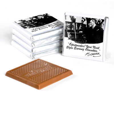 ​Öğretmenler Günü Hediyesi (48 Adet Madlen Çikolata Metal Kutu) - 4