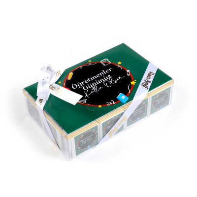 Öğretmenler Günü Hediyesi (70 Adet Madlen Çikolata) (Asetat Kutu) - 5