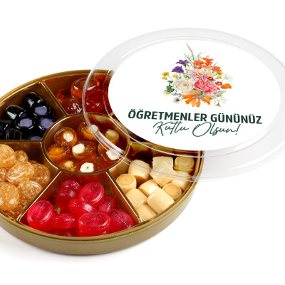Öğretmenler Günü Hediyesi El Yapımı Karışık Akide Şekeri 400g - 4