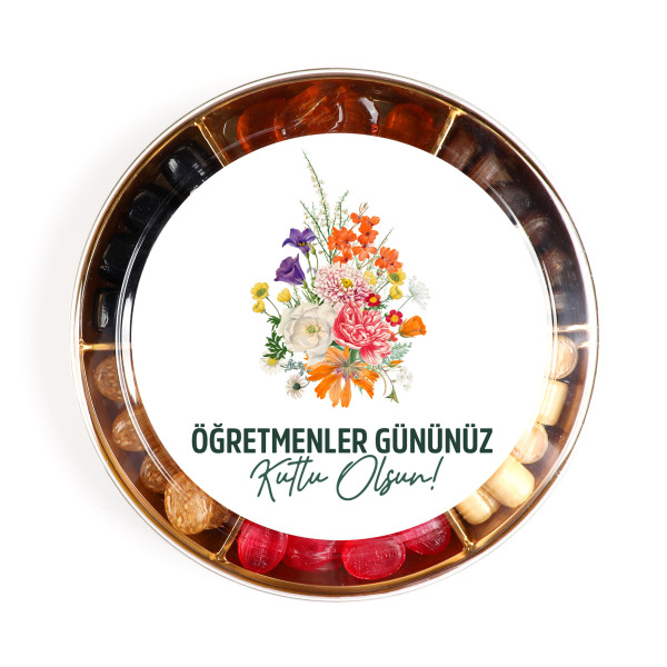 Öğretmenler Günü Hediyesi El Yapımı Karışık Akide Şekeri 400g - 2