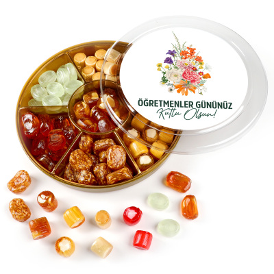 Öğretmenler Günü Hediyesi El Yapımı Karışık Akide Şekeri 400g - 4