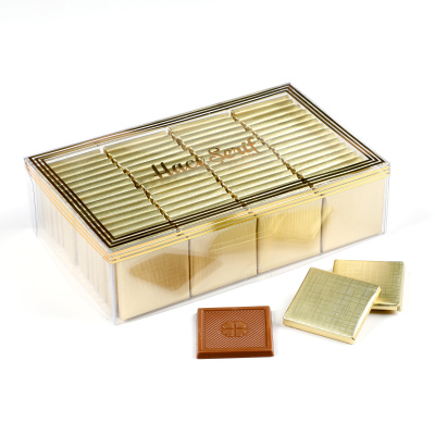 Sargılı Sütlü Gold Madlen Çikolata 500gr Asetat Kutu - 1