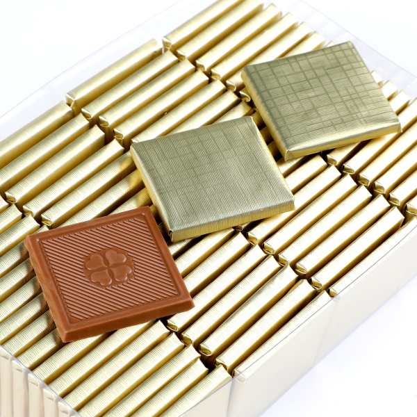 Sargılı Sütlü Gold Madlen Çikolata 500gr Asetat Kutu - 2