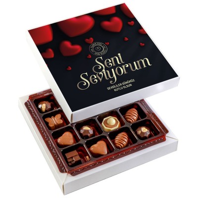 Sevgililer Günü Hediyesi Special Çikolata (160g) - Siyah - 1