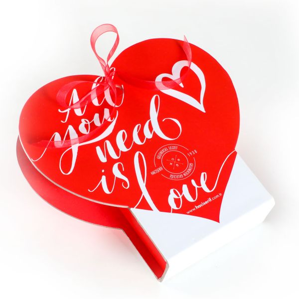 Sevgililer Günü Hediyesi 24 Madlen Çikolata Kalp Kutulu - 4