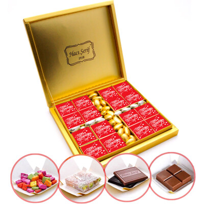 Sevgiliye Hediye 4 Farklı Lezzet + Draje (32li Paket) - Hacı Şerif