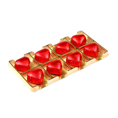 Sevgiliye Hediye Ayıcıklı Yaldızlı Kalp Çikolata - 2