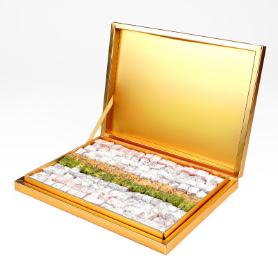 Special Çifte Kavrulmuş Lokum 1100g (Gold Kutu) - Hacı Şerif