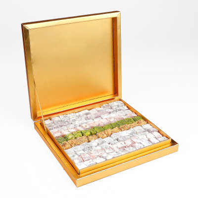 Special Çifte Kavrulmuş Lokum Gold Kutu (750g) - Hacı Şerif