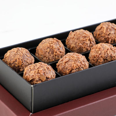 Special Tahinli Truffle Çikolata Bordo Kutu 22 Adet - 2