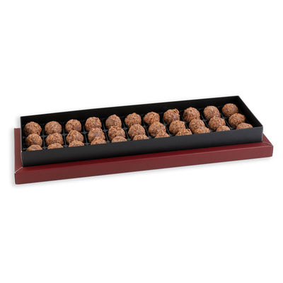 Special Tahinli Truffle Çikolata Bordo Kutu 33 Adet