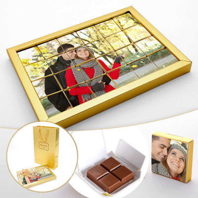 24'lü Puzzle Antep Fıstıklı Nota Çikolata - Hacı Şerif