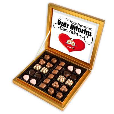 Özür Dilerim Hediyesi Special Çikolata 285g (Gold Kutu) - 1