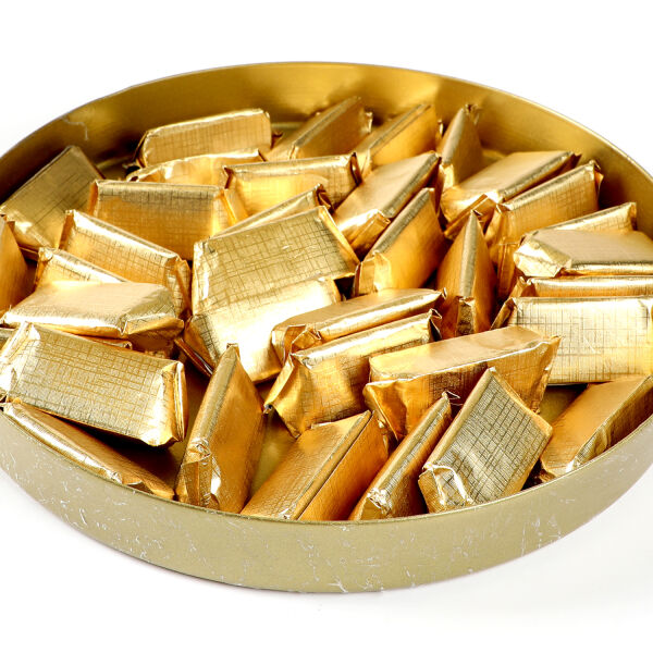 Yılbaşı Hediye Seti - Model 4 - Çift Katlı Gold Tepside Lezzet Şöleni - 7